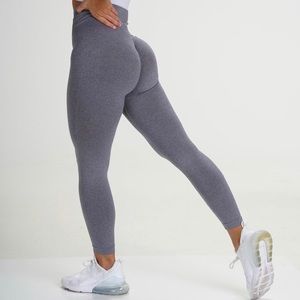 NVGTN Grey Seamless Leggings - size small